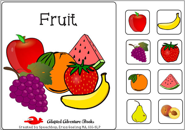 水果 interactive book互动翻翻书，10页PDF-优学盒子