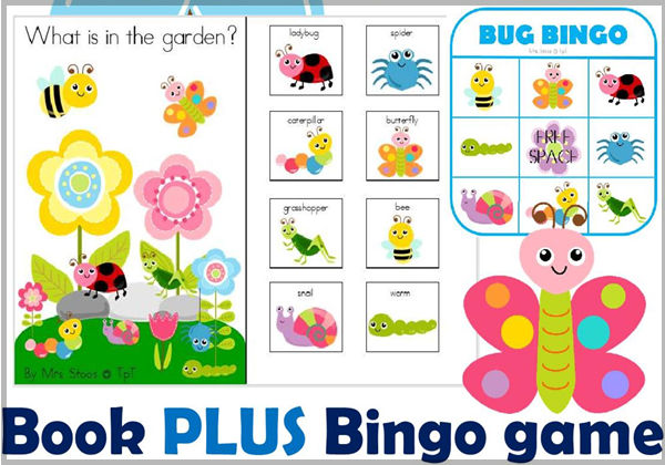花园里有什么？What’s in the garden？ interactive book互动翻翻书，14页PDF-优学盒子