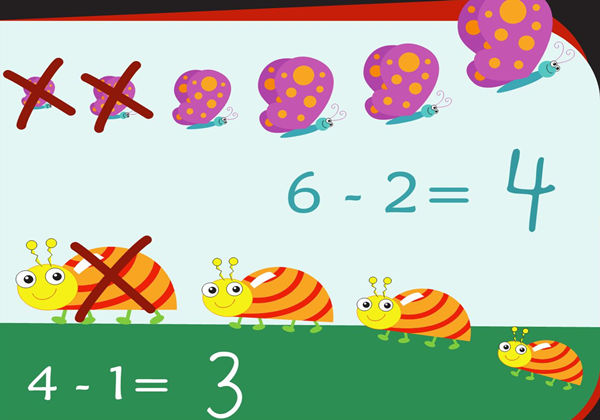 卡通加减法启蒙subtraction-action，24页PDF-优学盒子