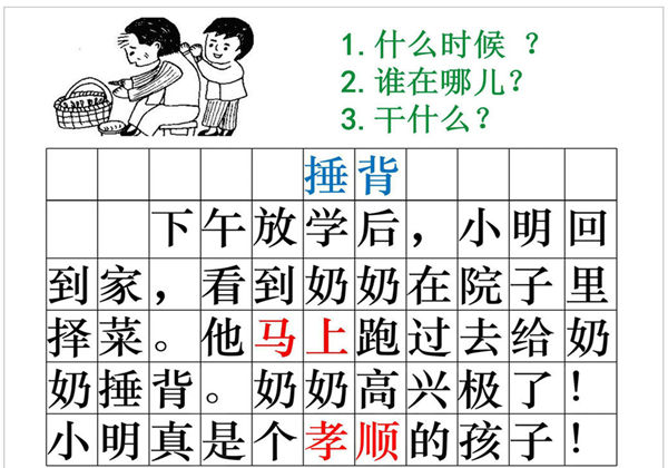 一年级【看图写话】专题训练，8页PDF电子版-优学盒子