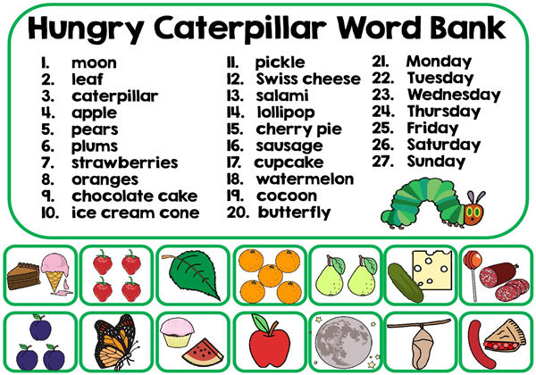 TheVeryHungryCaterpillar，30页PDF-优学盒子