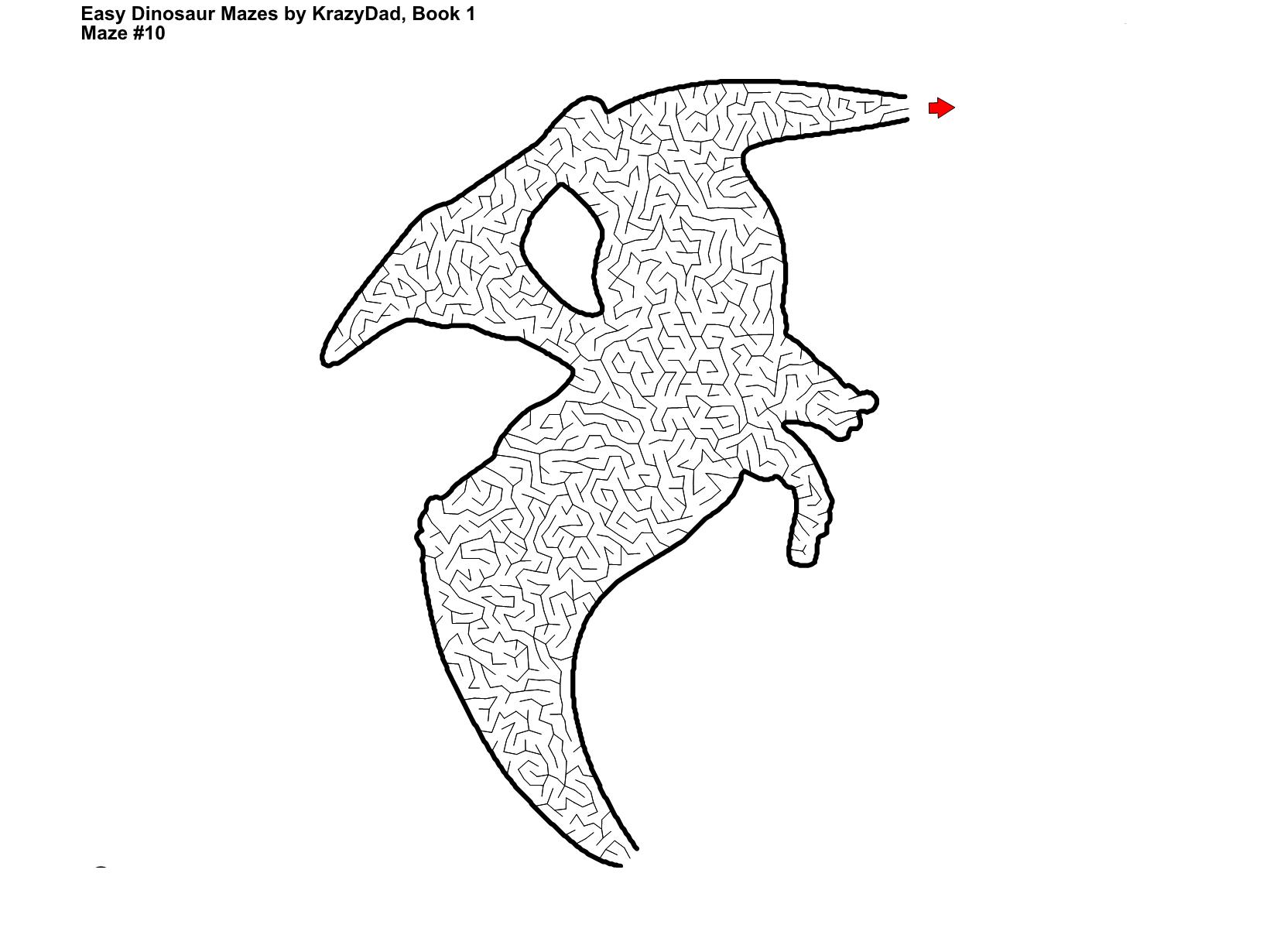 图片[2]-Easy to Challenging Dinosaur Mazes (Ages 6-12)，600页PDF-优学盒子