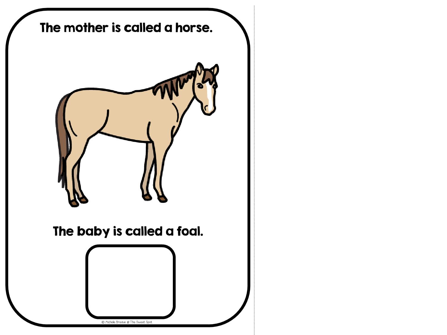 图片[1]-FarmAnimalsMothersBabiesAdaptedBook，17页PDF-优学盒子