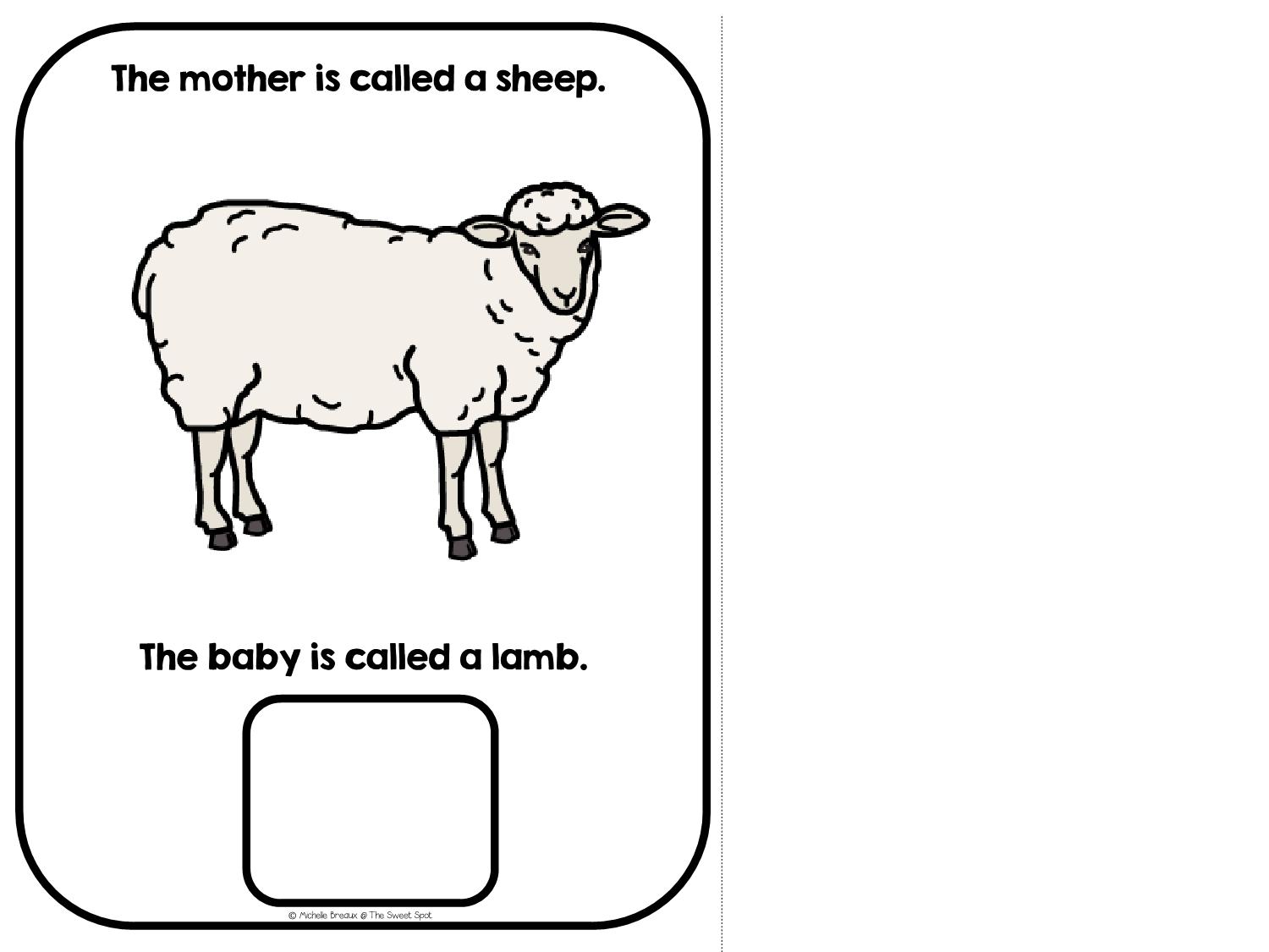 图片[2]-FarmAnimalsMothersBabiesAdaptedBook，17页PDF-优学盒子