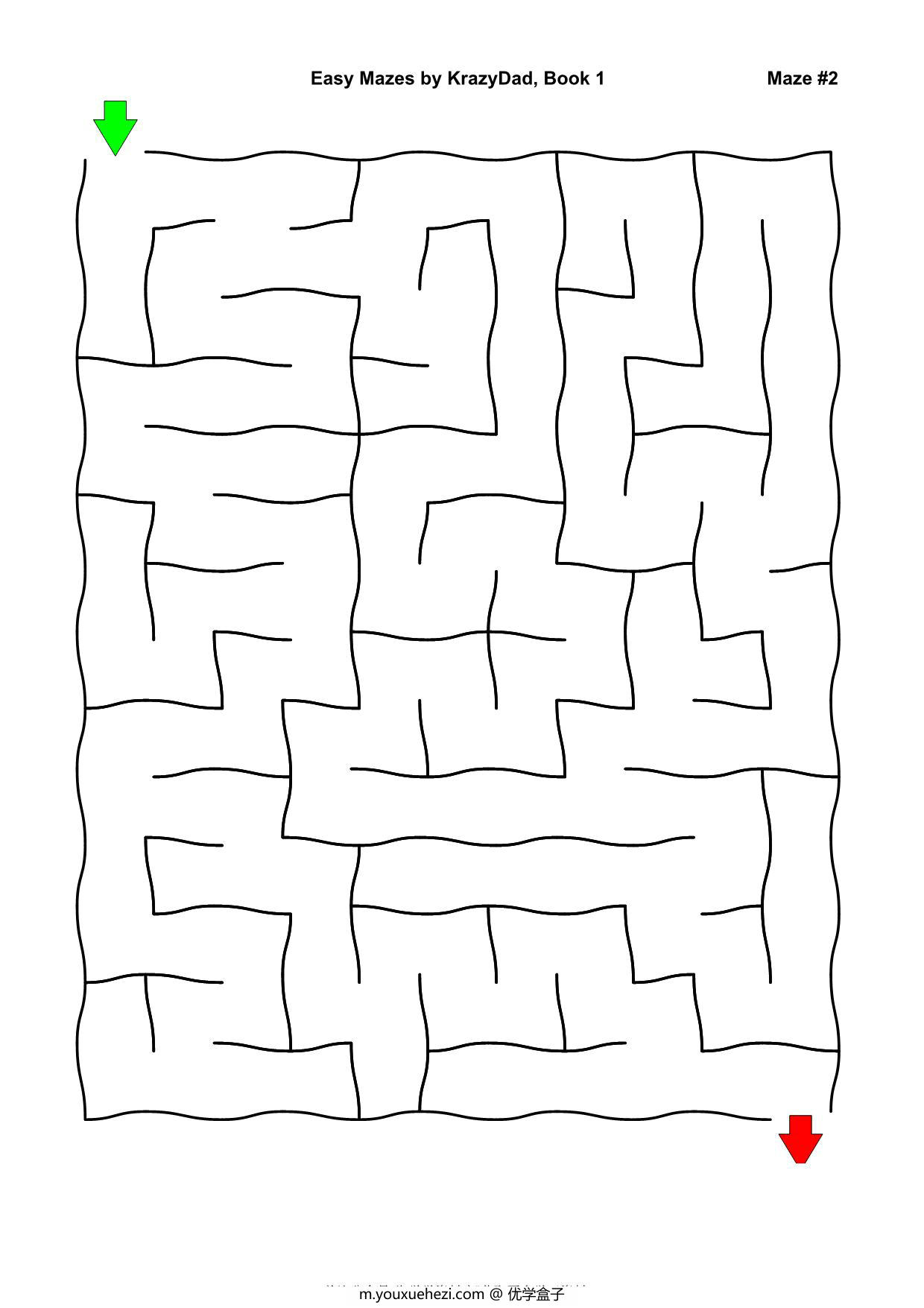 图片[2]-Easy Mazes (Ages 4-6)，1000页PDF-优学盒子