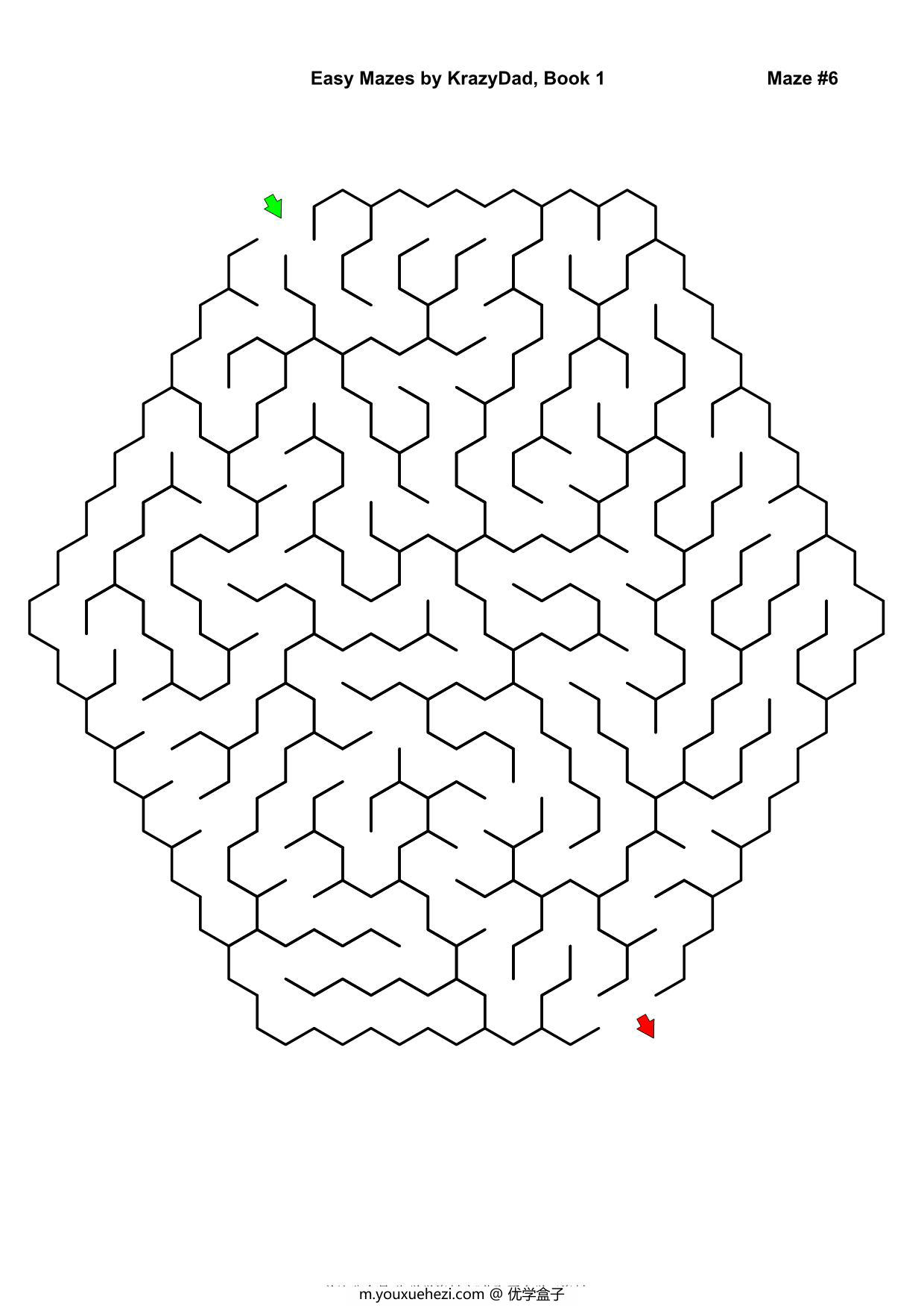 图片[3]-Easy Mazes (Ages 4-6)，1000页PDF-优学盒子