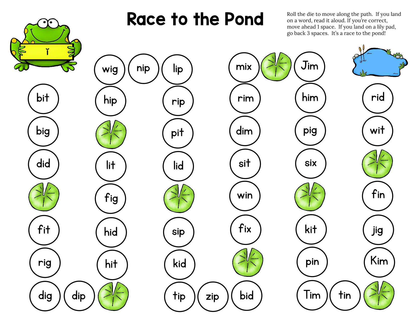 图片[3]-Race to the Pond拼读桌游，16页PDF-优学盒子
