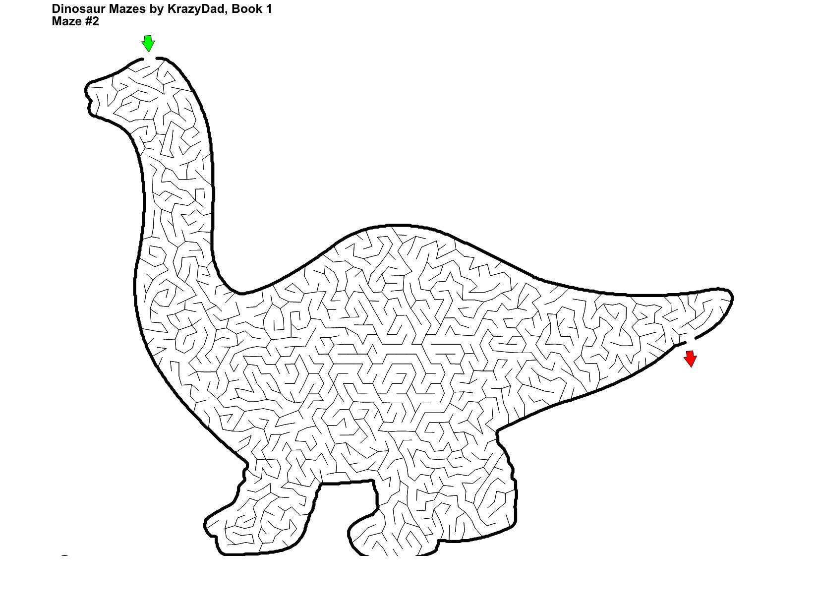 图片[1]-Tough Dinosaur Mazes (Ages 9+)，600页PDF-优学盒子
