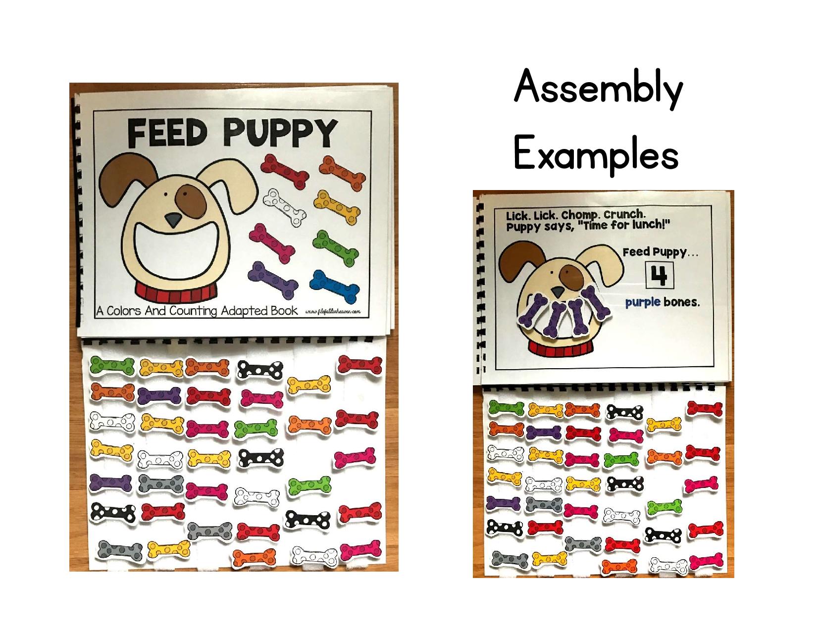 图片[1]-puppy adapted-小狗吃骨头，17页PDF-优学盒子