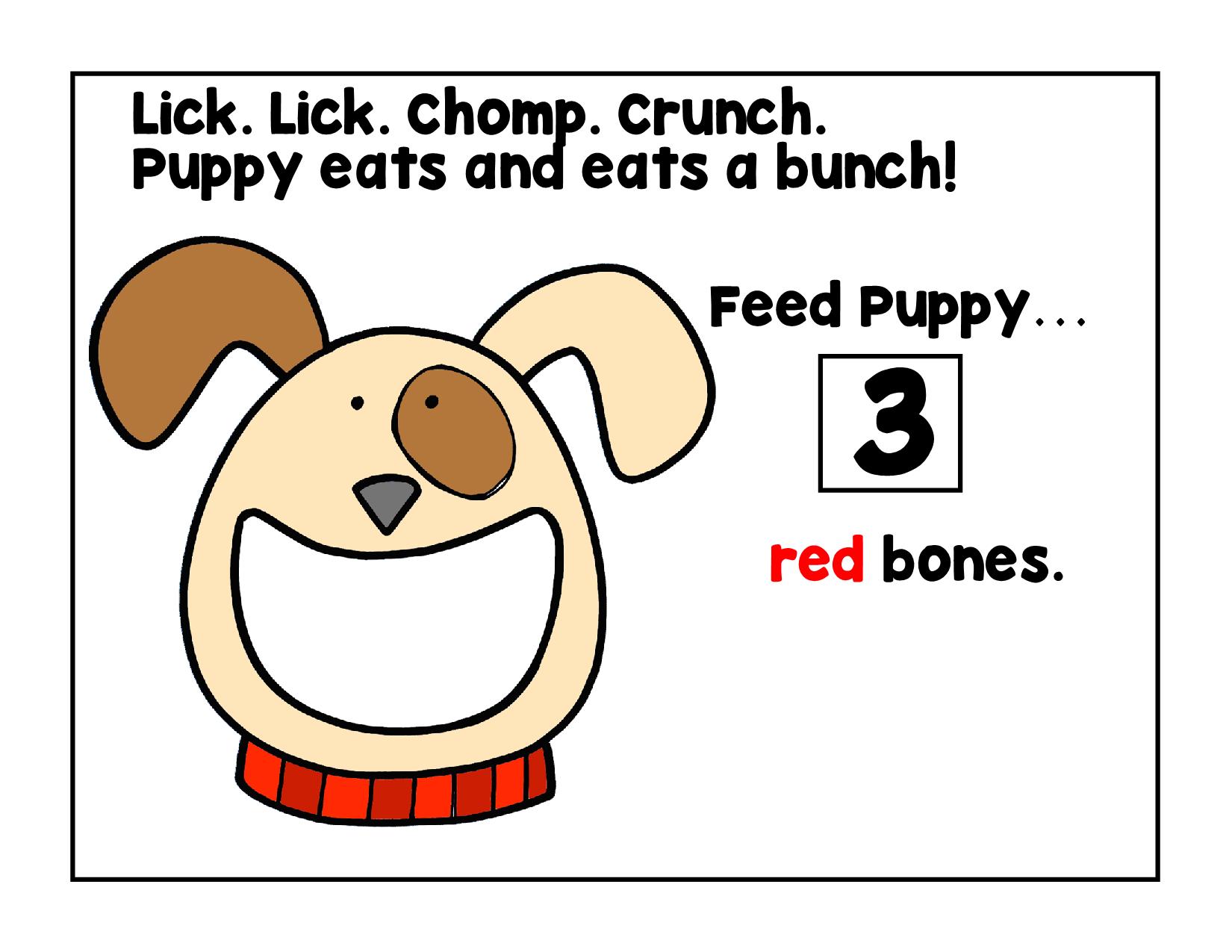 图片[3]-puppy adapted-小狗吃骨头，17页PDF-优学盒子