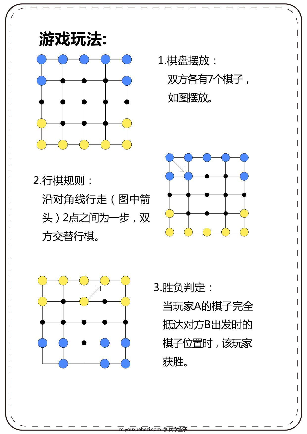 图片[3]-益智棋小书，13页PDF电子版可打印-优学盒子