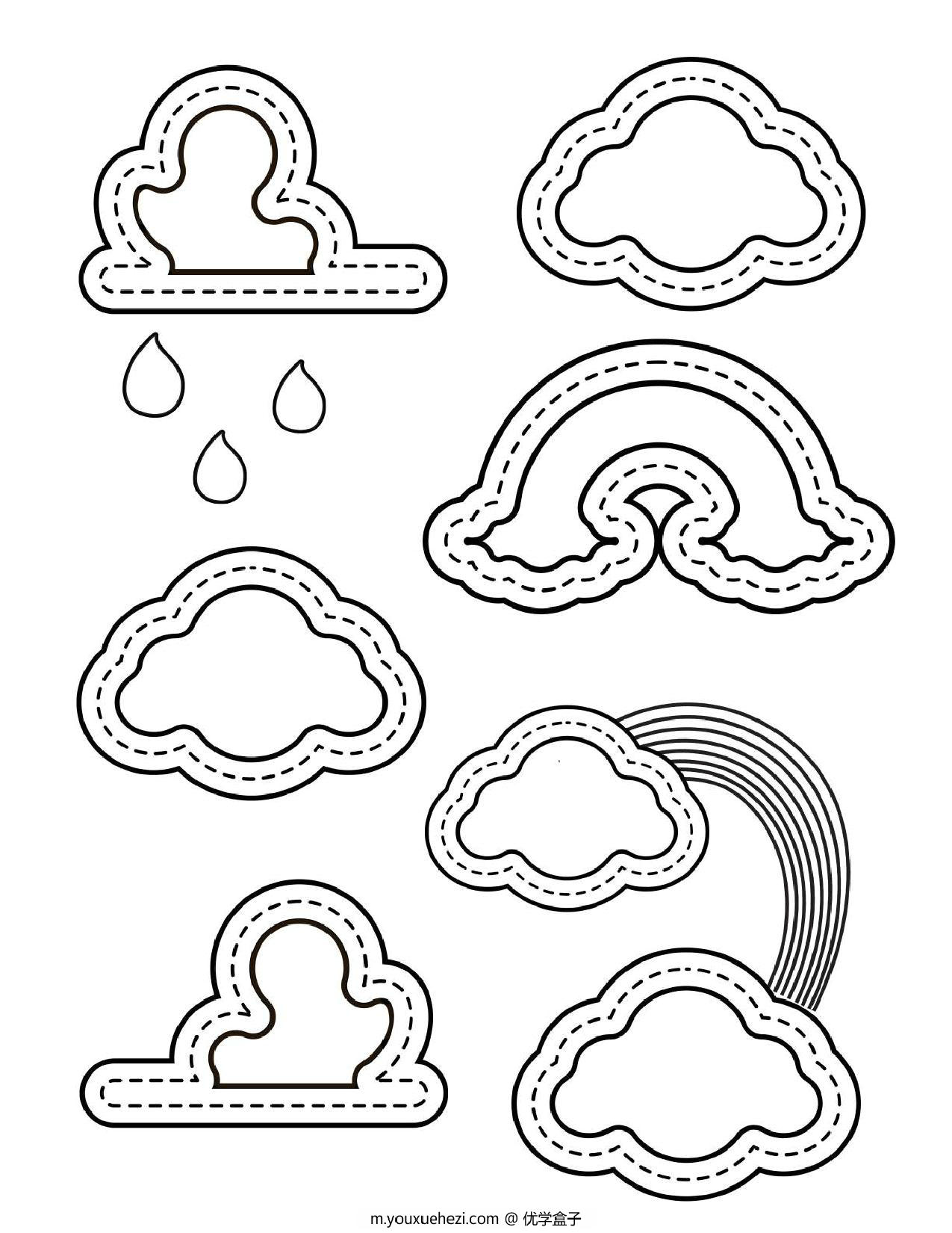 图片[3]-虚线线条控笔练习，15页PDF-优学盒子