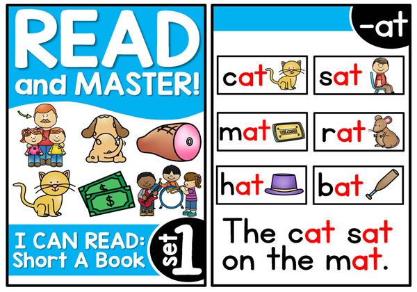 自然拼读卡片书分类 read and master，64页PDF电子版-优学盒子