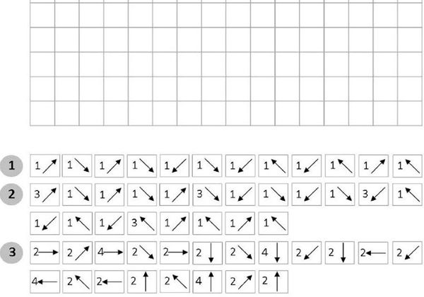 图形听写练习，多角度连线，10页PDF电子版-优学盒子