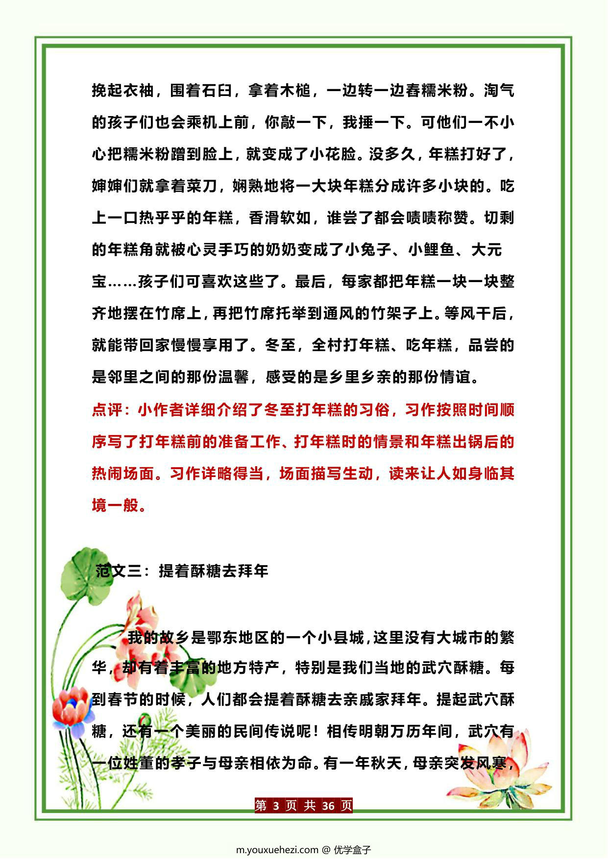 图片[3]-28篇小升初语文各类型满分作文范文大全，36页PDF电子版-优学盒子
