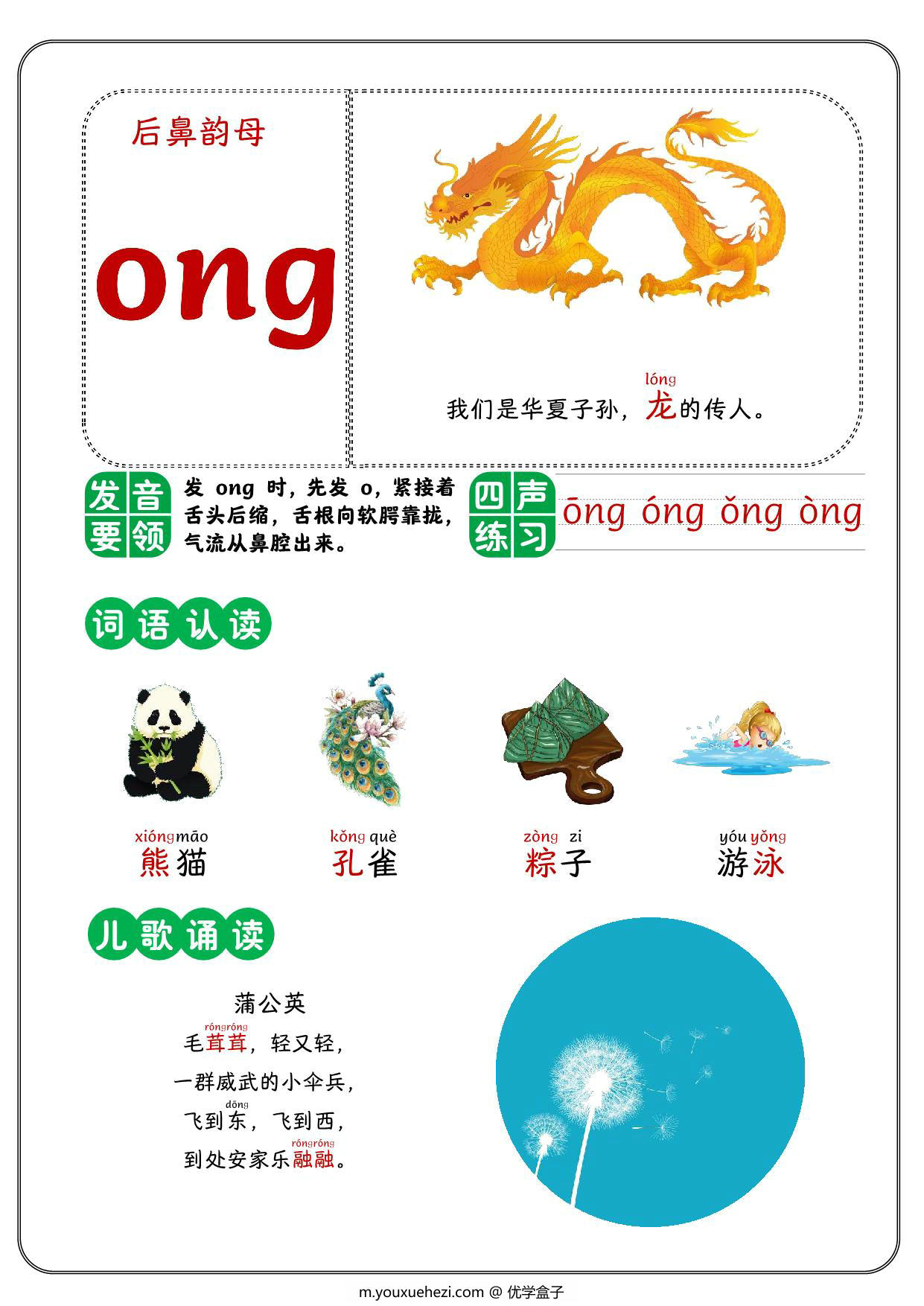 图片[4]-汉语拼音字母综合练习，24页PDF电子版-优学盒子