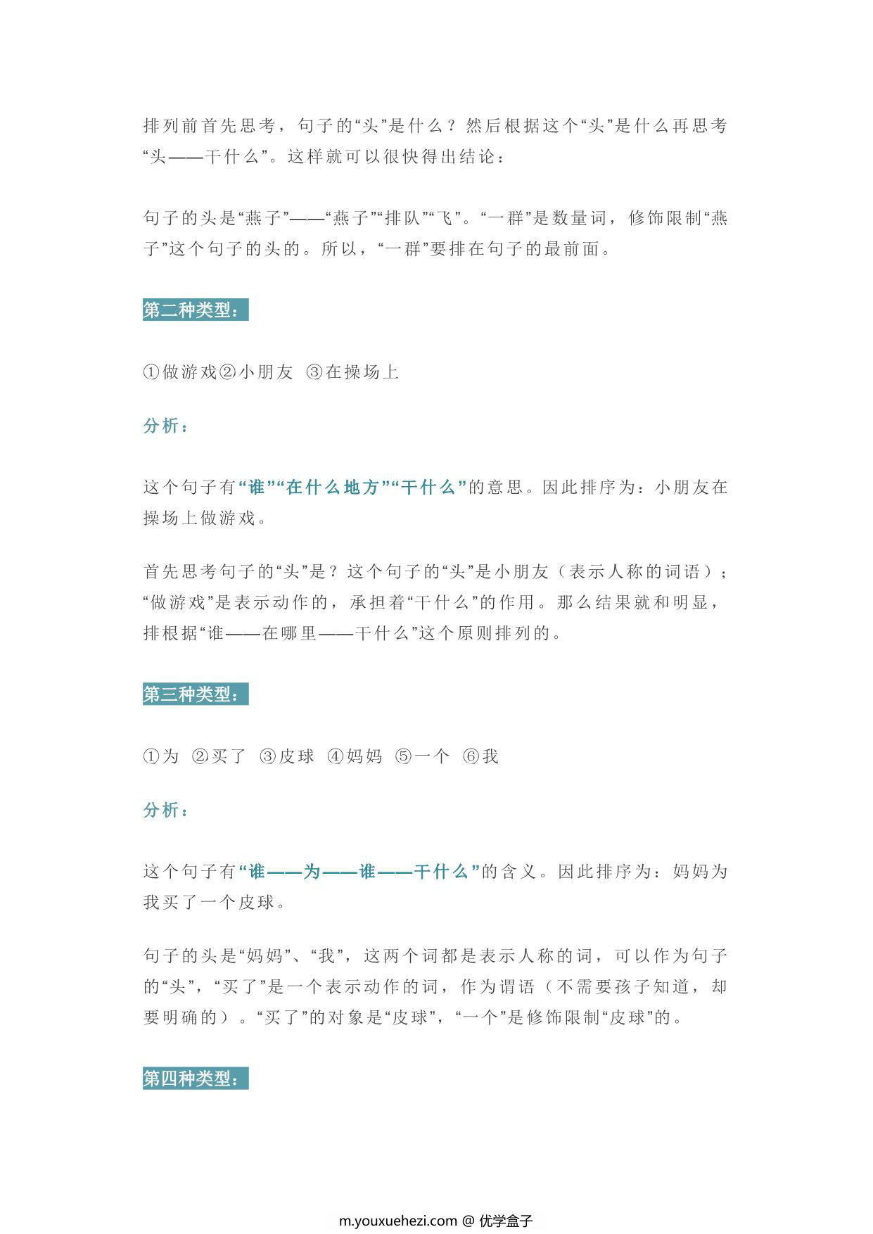 图片[2]-“连词成句”小妙招，一看就会，一做就对！，7页PDF可打印-优学盒子