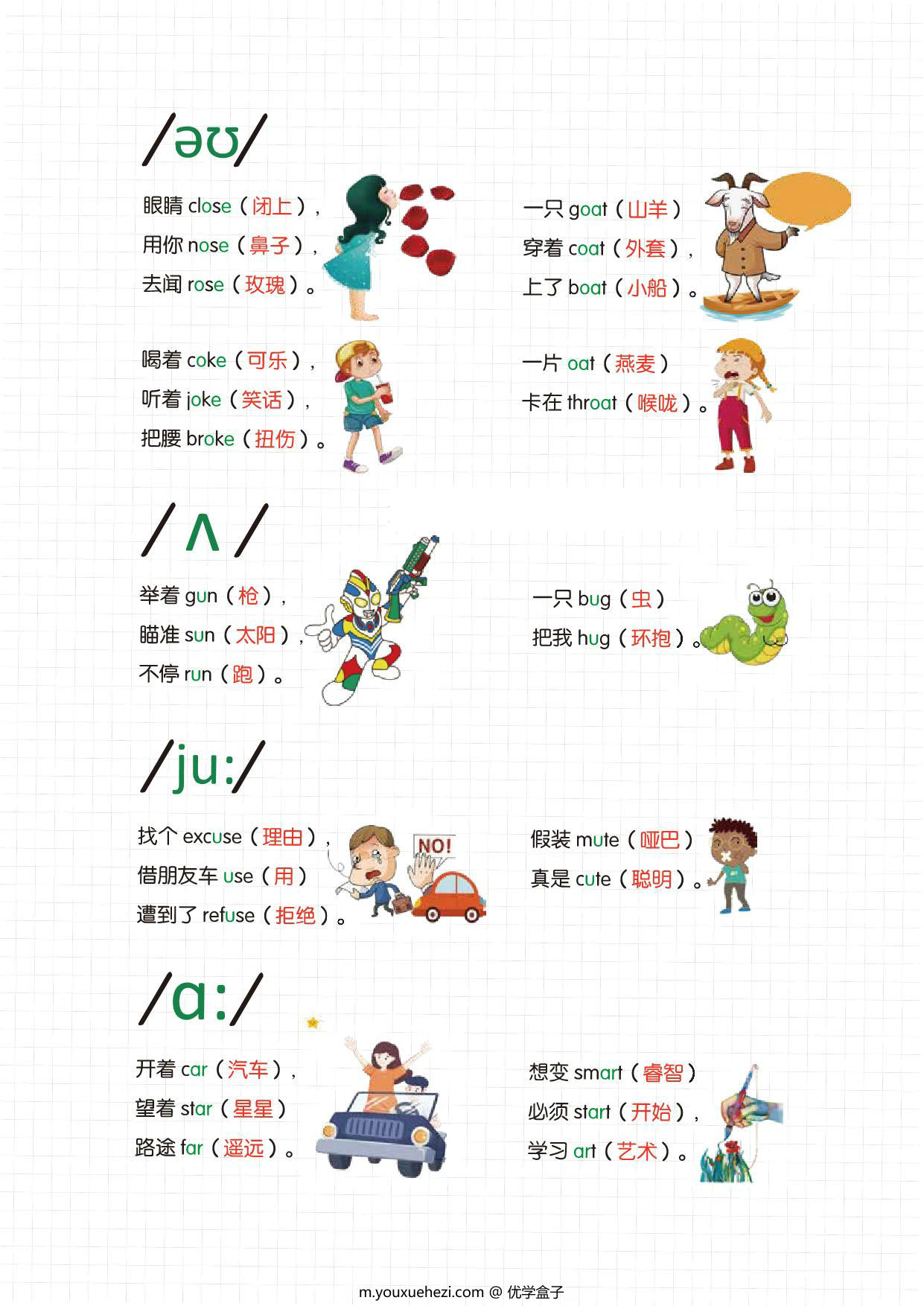 图片[3]-英语三字经单词本，14页PDF电子版-优学盒子