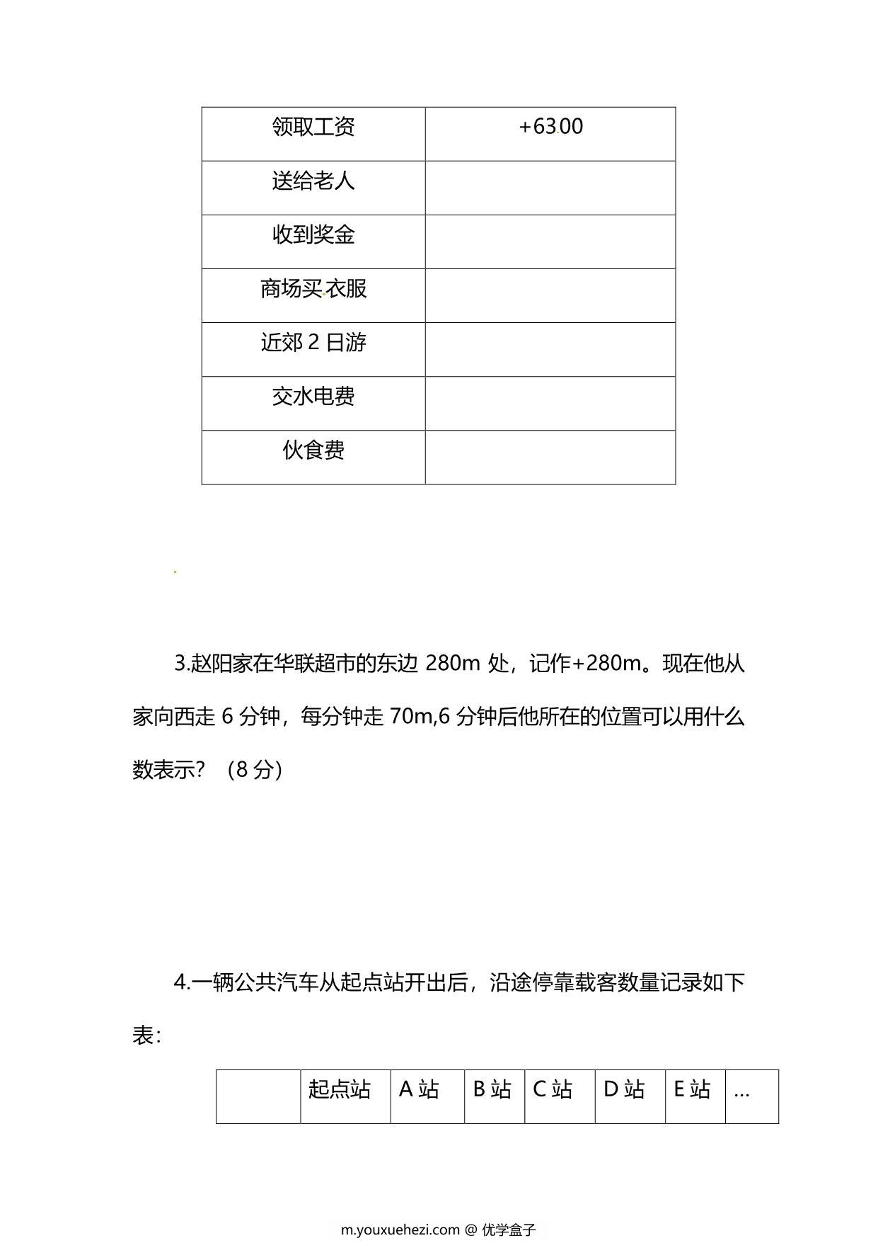 图片[4]-人教版数学六年级下册第一单元预习测试卷，6页PDF电子版-优学盒子