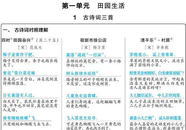 四年级下册语文每课考点梳理，41页PDF可打印-优学盒子