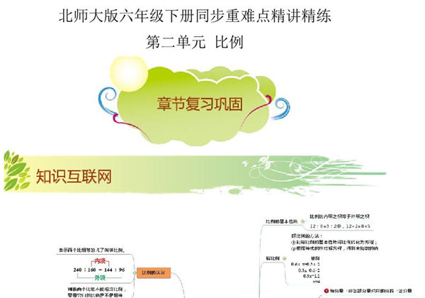 第二单元《比例》章节复习巩固—六年级下册同步重难点精讲精练（北师大版），23页PDF可打印-优学盒子