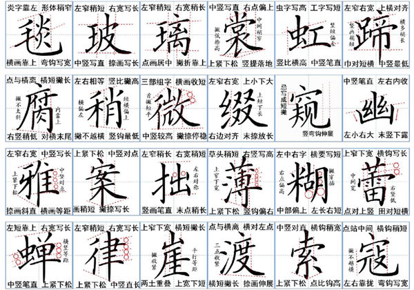 六年级上册语文生字汇总一览表，4页PDF可打印-优学盒子