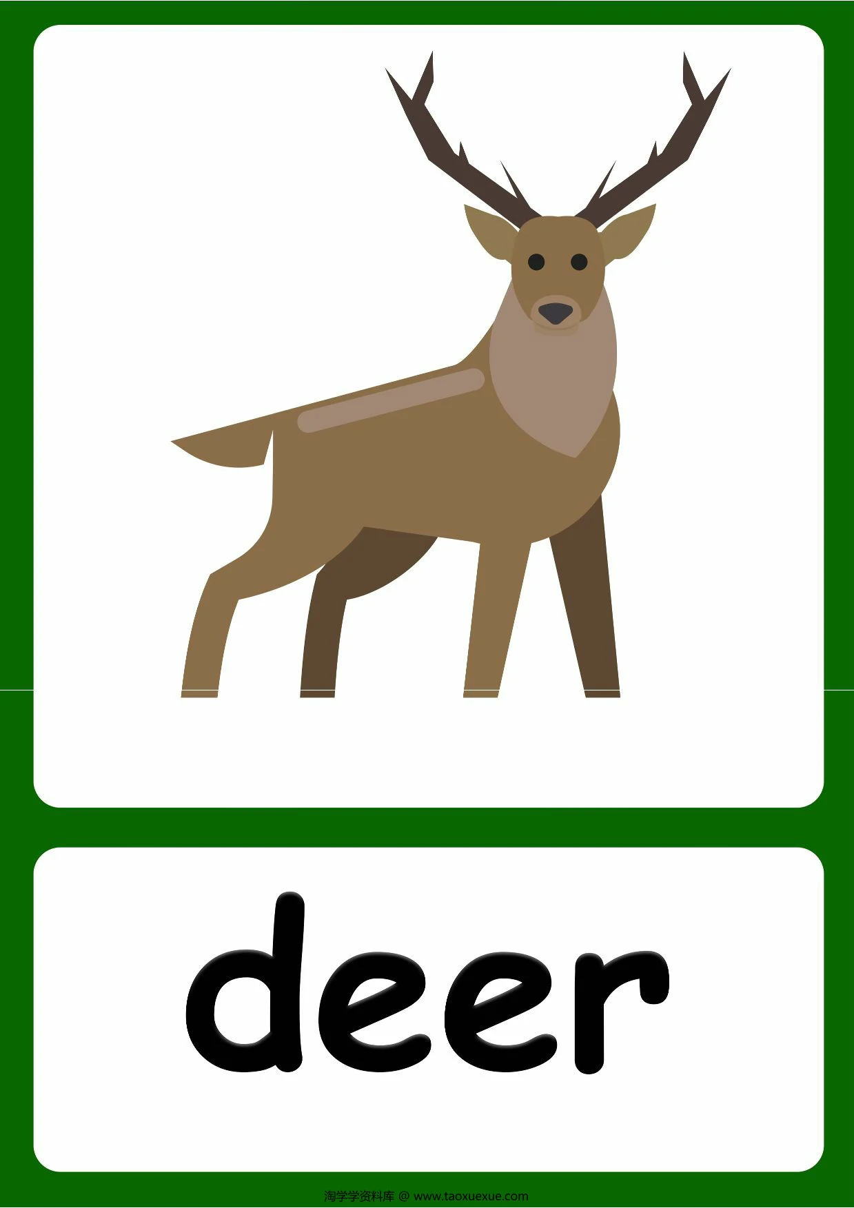 图片[3]-Forests animal flashcards，20页PDF电子版-优学盒子