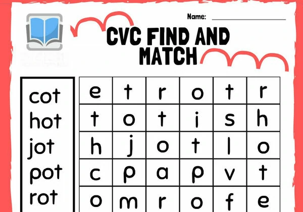 cvc游戏填词，16页PDF电子版-优学盒子