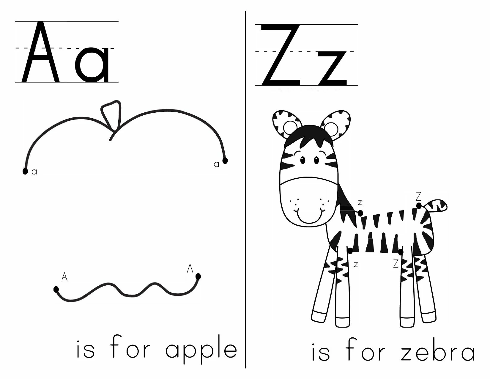图片[2]-字母顺序连线涂色画，14页PDF电子版-优学盒子