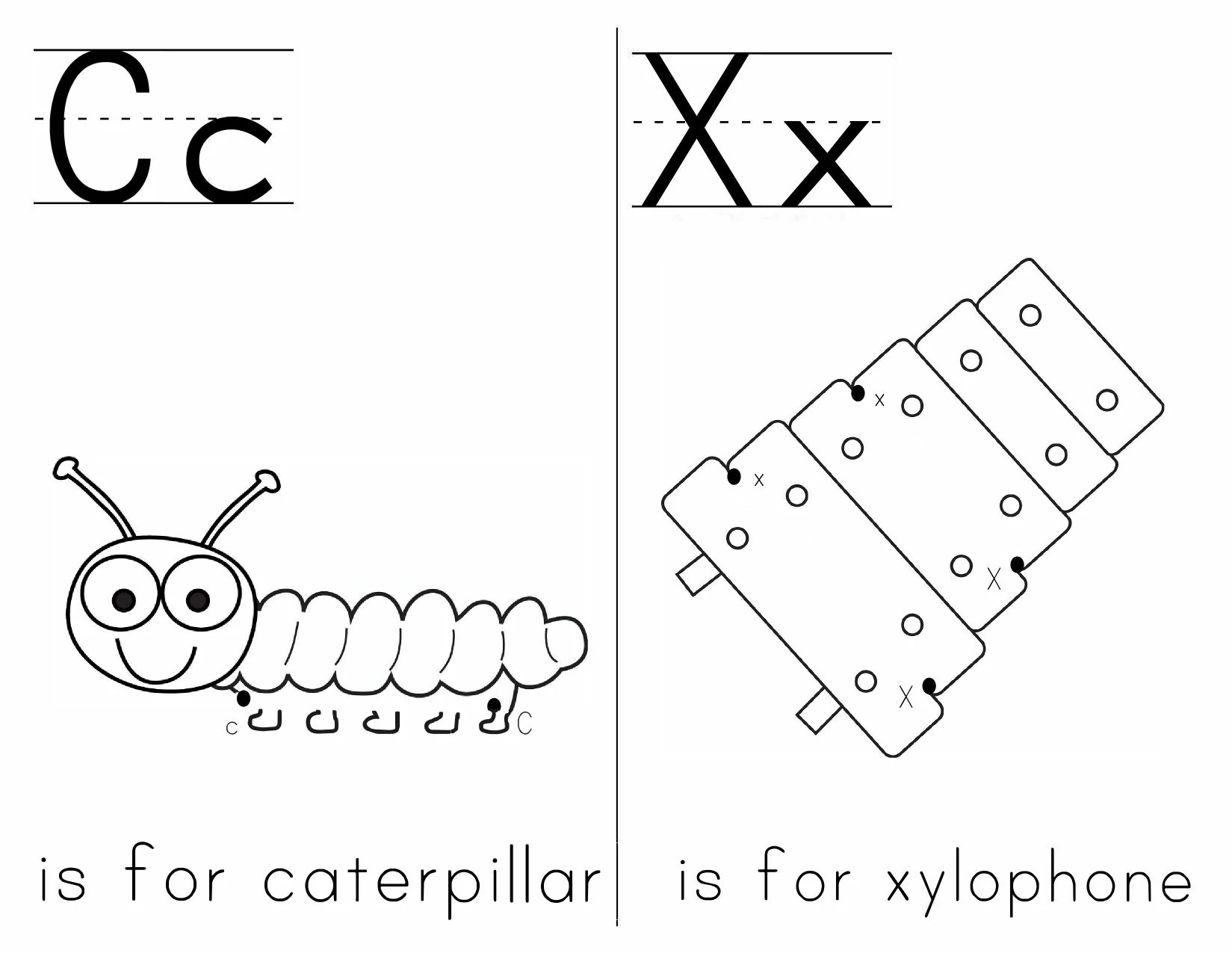 图片[3]-字母顺序连线涂色画，14页PDF电子版-优学盒子