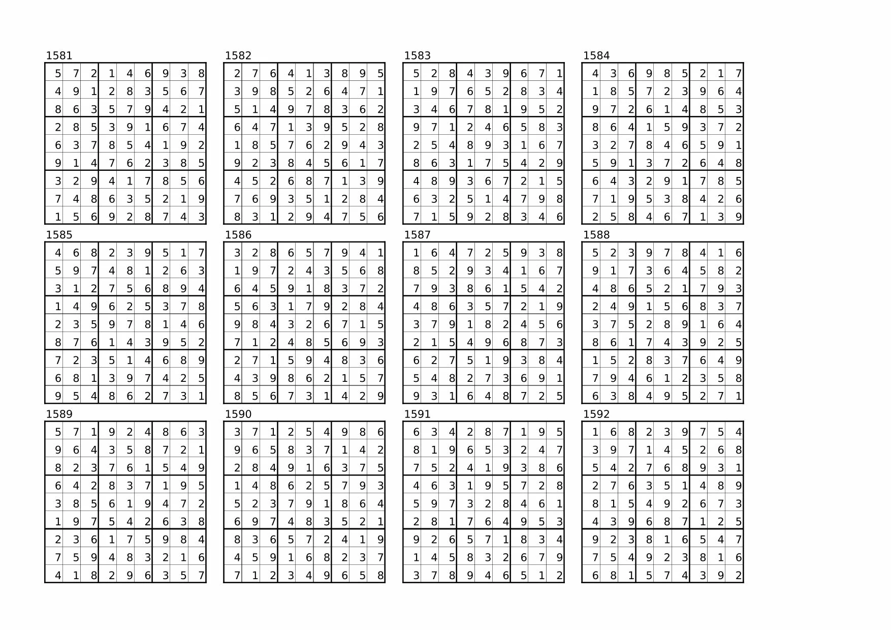 图片[3]-6400道数独训练题，3740页PDF电子版-优学盒子